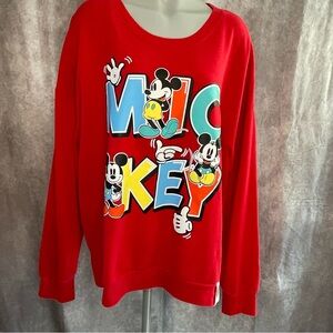 Disney Red Mickey Mouse Hoodie (XXXL) 21